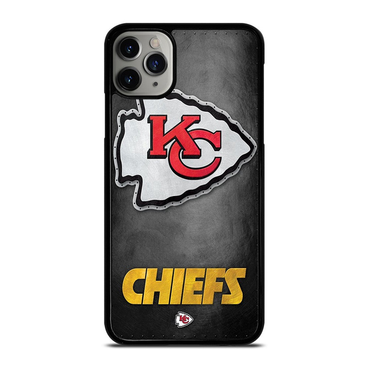 KANSAS CITY CHIEFS METAL LOGO iPhone 11 Pro Max Case Cover