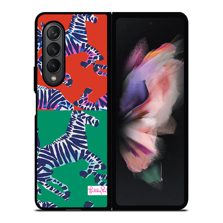 LILLY PULITZER ZEBRA Samsung Galaxy Z Fold 3 Case Cover
