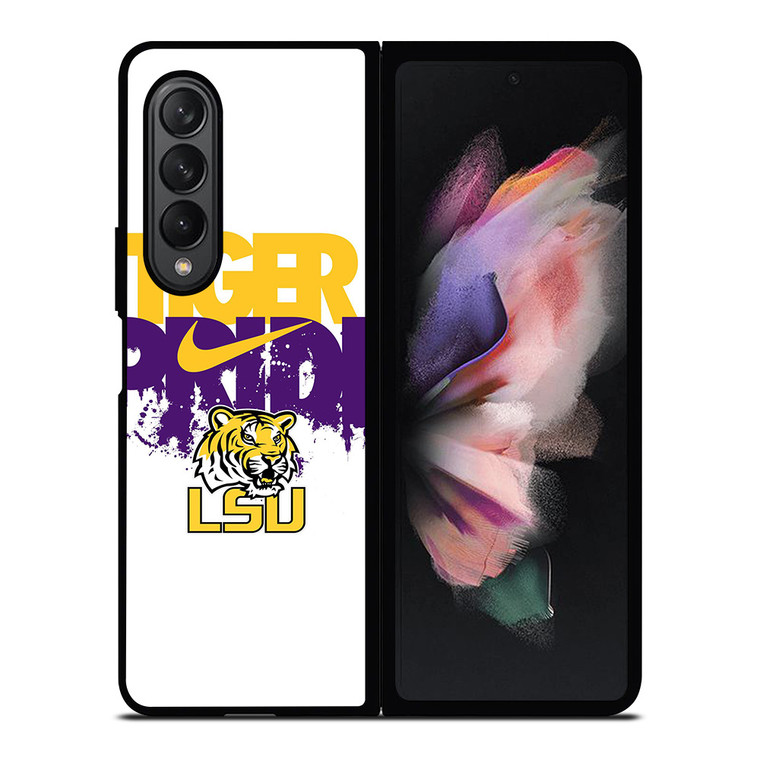 LSU TIGERS NIKE LOGO Samsung Galaxy Z Fold 3 Case Cover