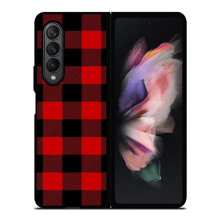 LUMBERJACK TARTAN PATTERN Samsung Galaxy Z Fold 3 Case Cover