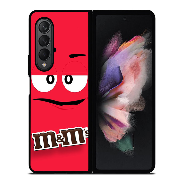 M&M'S CHOCOLATE MASCOT FACE Samsung Galaxy Z Fold 3 Case Cover