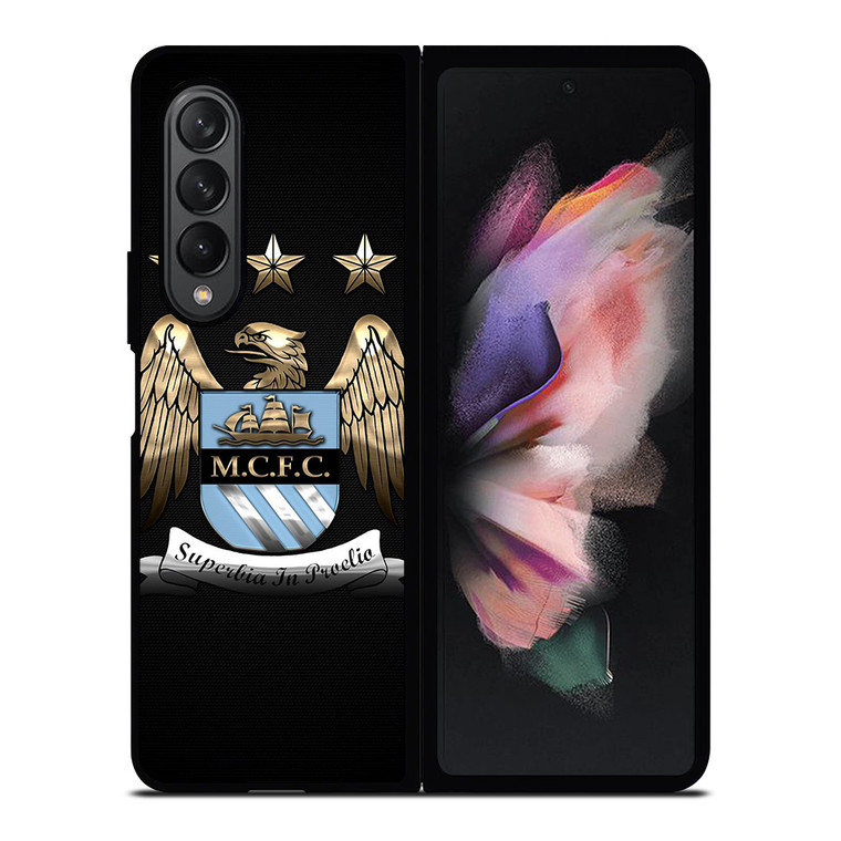 MANCHESTER CITY LOGO 2 Samsung Galaxy Z Fold 3 Case Cover