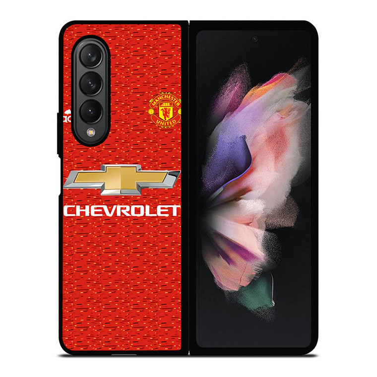 MANCHESTER UNITED 2020 HOME JERSEY Samsung Galaxy Z Fold 3 Case Cover