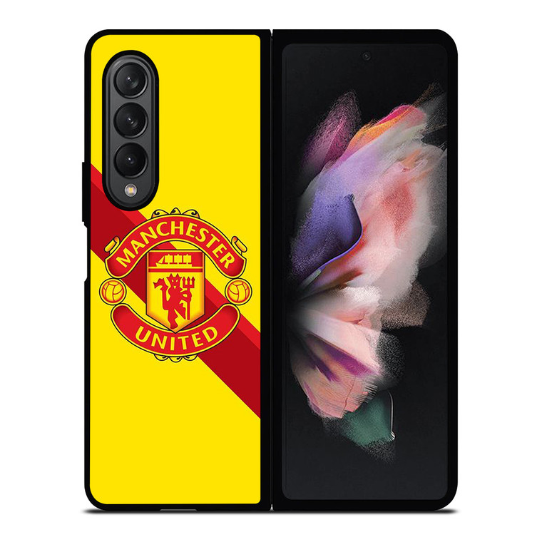 MANCHESTER UNITED FOOTBALL CLUB LOGO Samsung Galaxy Z Fold 3 Case Cover