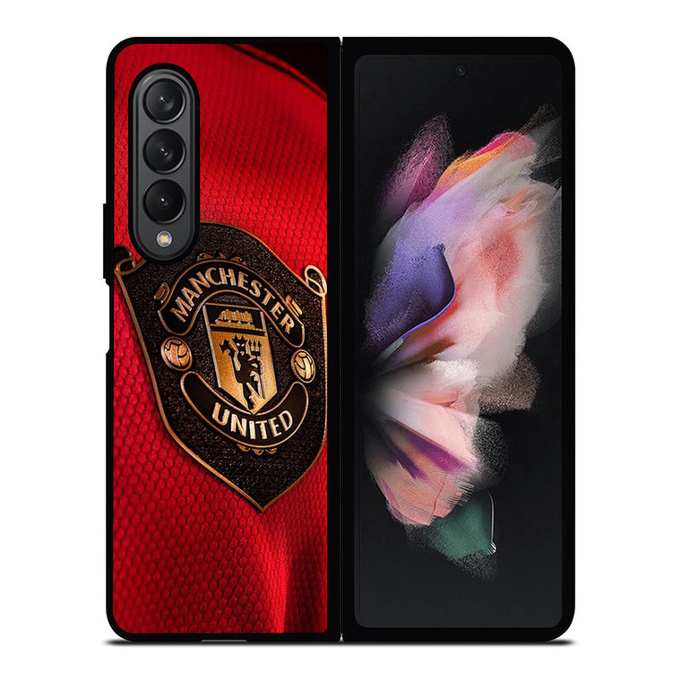 MANCHESTER UNITED NEW LOGO JERSEY Samsung Galaxy Z Fold 3 Case Cover
