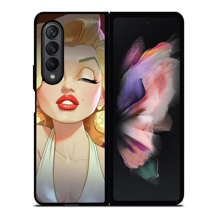 MARILYN MONROE SEXY CARTOON Samsung Galaxy Z Fold 3 Case Cover
