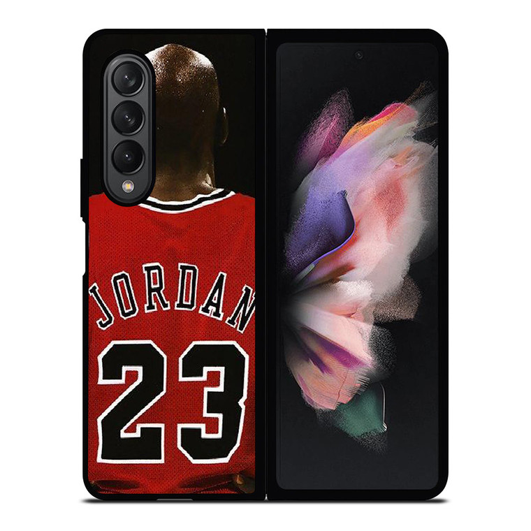 MICHAEL JORDAN 23 JERSEY Samsung Galaxy Z Fold 3 Case Cover