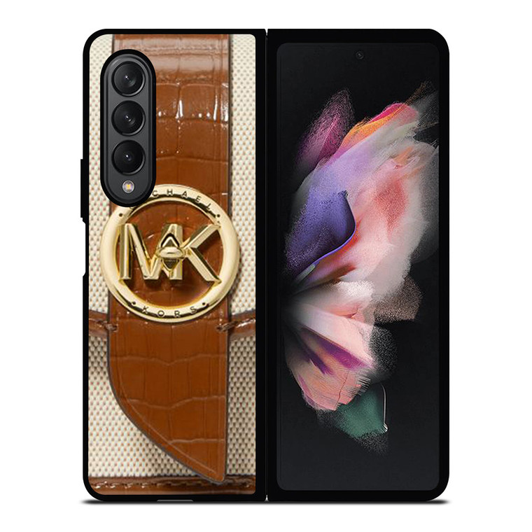 MICHAEL KORS LOGO MK HAND BAG EMBLEM Samsung Galaxy Z Fold 3 Case Cover