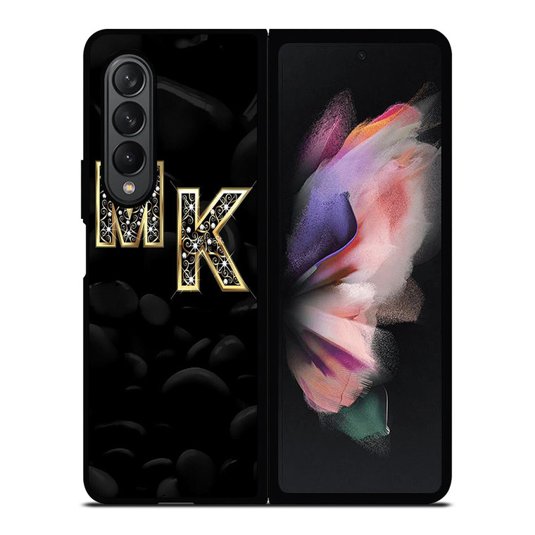 MICHAEL KORS MK GOLD LOGO Samsung Galaxy Z Fold 3 Case Cover