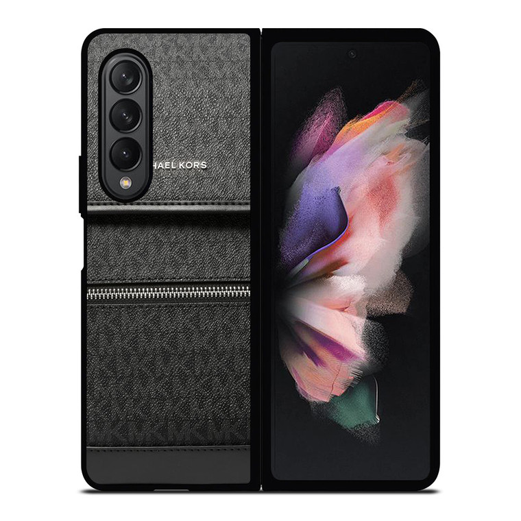 MICHAEL KORS MK LOGO BACKPACK BLACK BAG Samsung Galaxy Z Fold 3 Case Cover