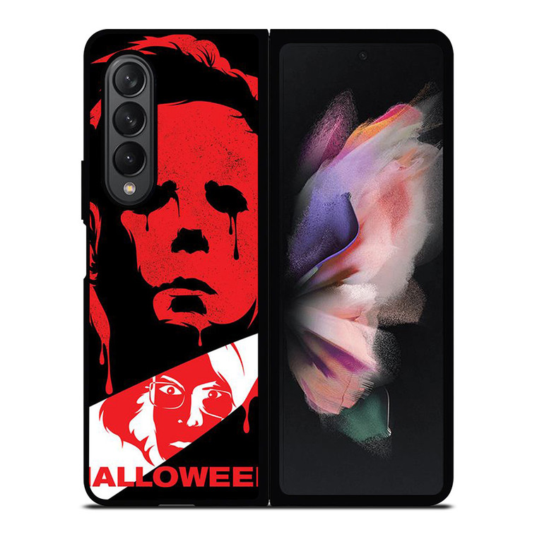 MICHAEL MYERS HALLOWEEN CLIP ART Samsung Galaxy Z Fold 3 Case Cover