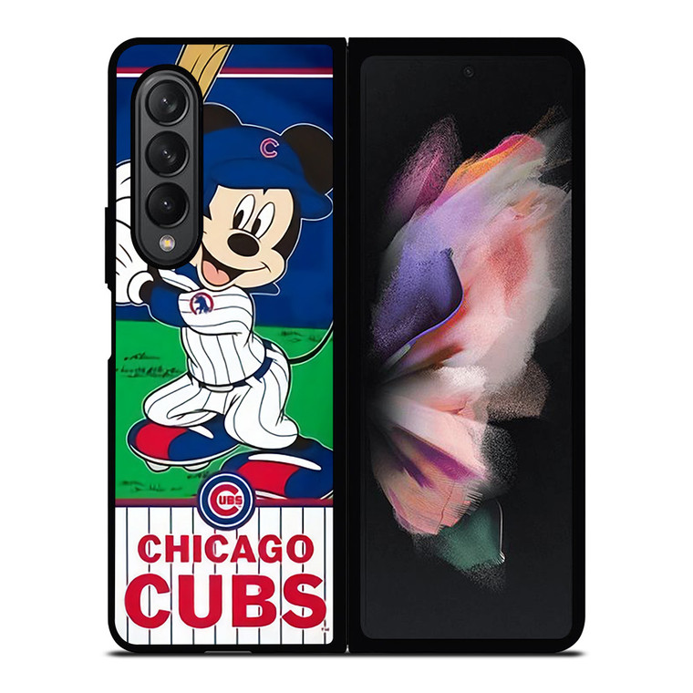 MICKEY MOUSE CHICAGO CUBS Samsung Galaxy Z Fold 3 Case Cover