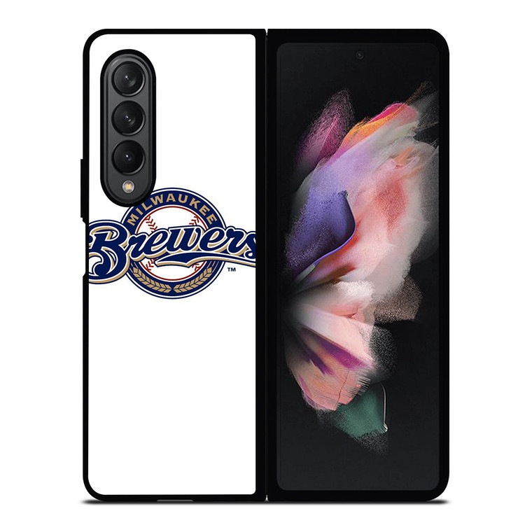 MILWAUKEE BREWERS LOGO BASEBALL TEAM ICON Samsung Galaxy Z Fold 3 Case Cover