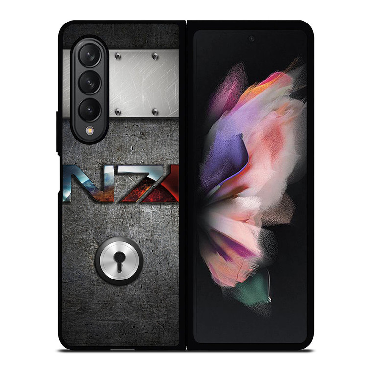N7 MASS EFFECT METAL LOGO Samsung Galaxy Z Fold 3 Case Cover