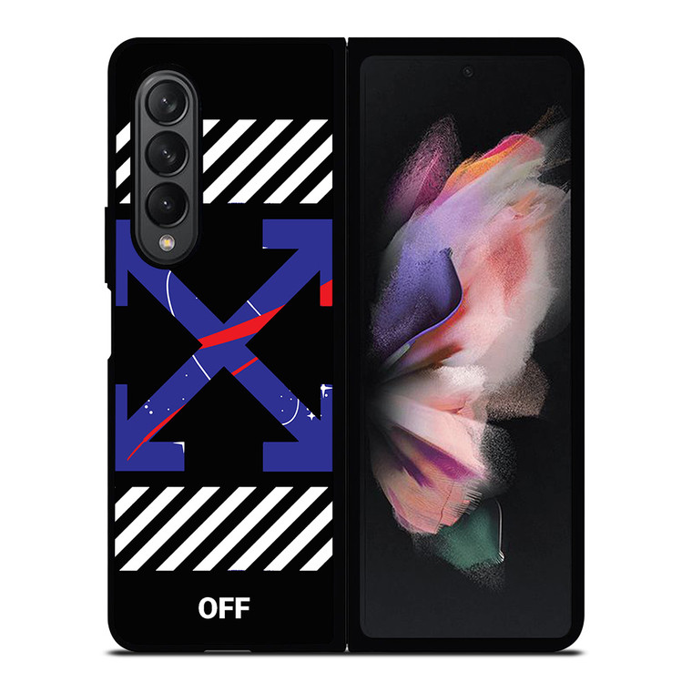 NASA OFF WHITE Samsung Galaxy Z Fold 3 Case Cover