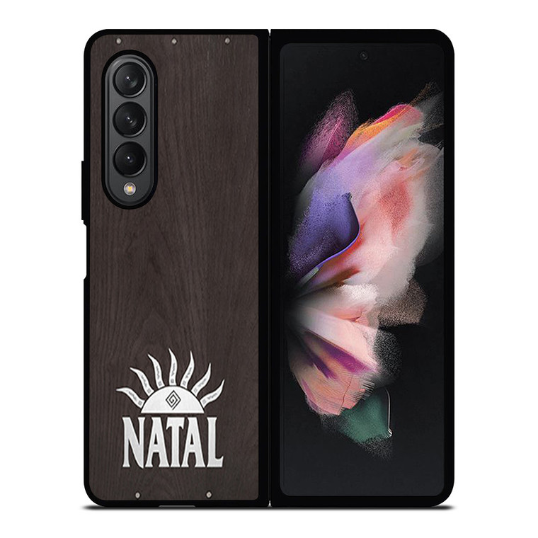 NATAL DRUM WOODEN CAJON LOGO Samsung Galaxy Z Fold 3 Case Cover