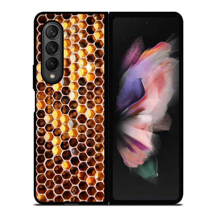 NATURAL HONEYCOMB PATTERN Samsung Galaxy Z Fold 3 Case Cover
