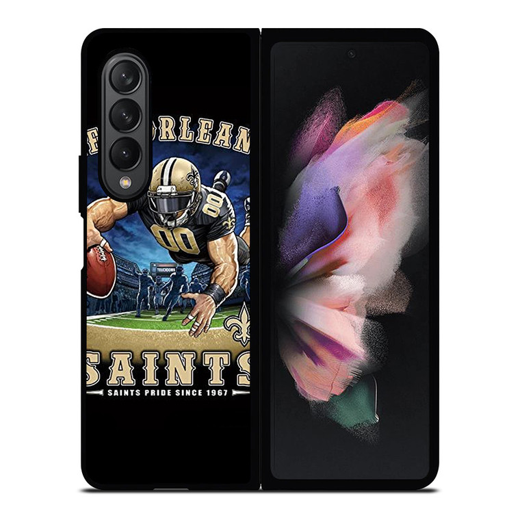 NEW ORLEANS SAINTS NFL ART Samsung Galaxy Z Fold 3 Case Cover