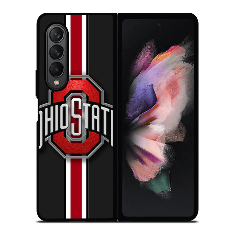 OHIO STATE STRIPE LOGO Samsung Galaxy Z Fold 3 Case Cover