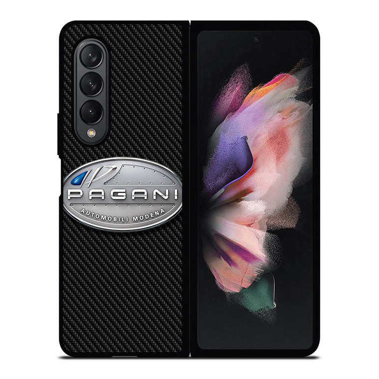 PAGANI AUTOMOBILI CARBON LOGO Samsung Galaxy Z Fold 3 Case Cover PAGANI AUTOMOBILI CARBON LOGO Samsung Galaxy Z Fold 3 Case Cover
