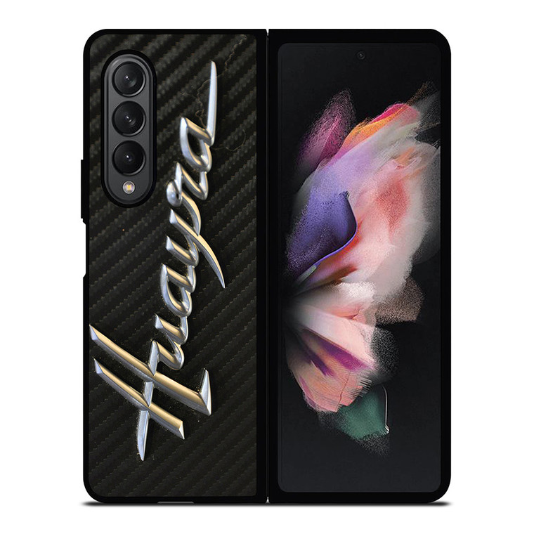 PAGANI HUAYRA CARBON LOGO Samsung Galaxy Z Fold 3 Case Cover