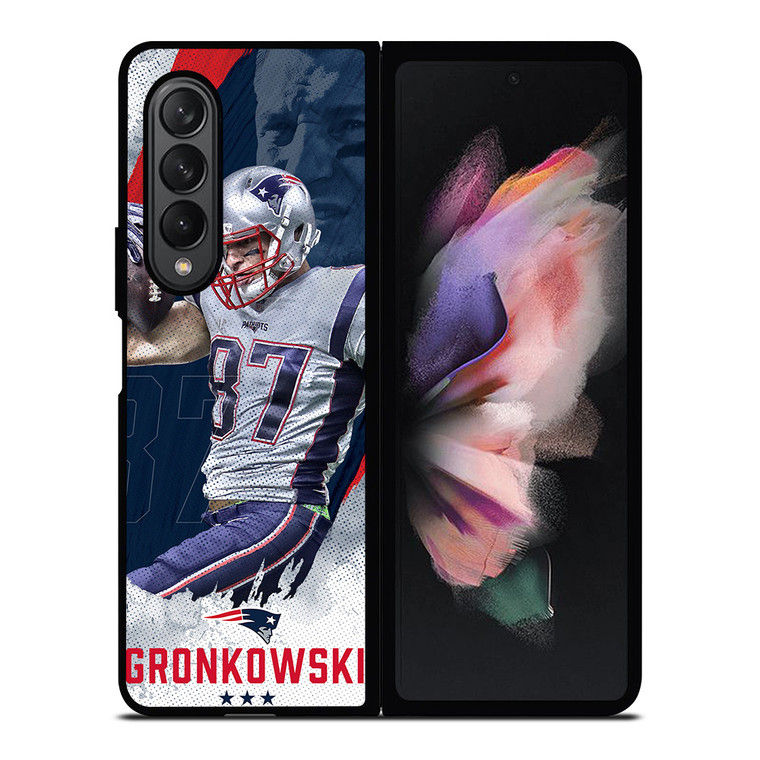 PATRIOTS ROB GRONKOWSKI NFL Samsung Galaxy Z Fold 3 Case Cover
