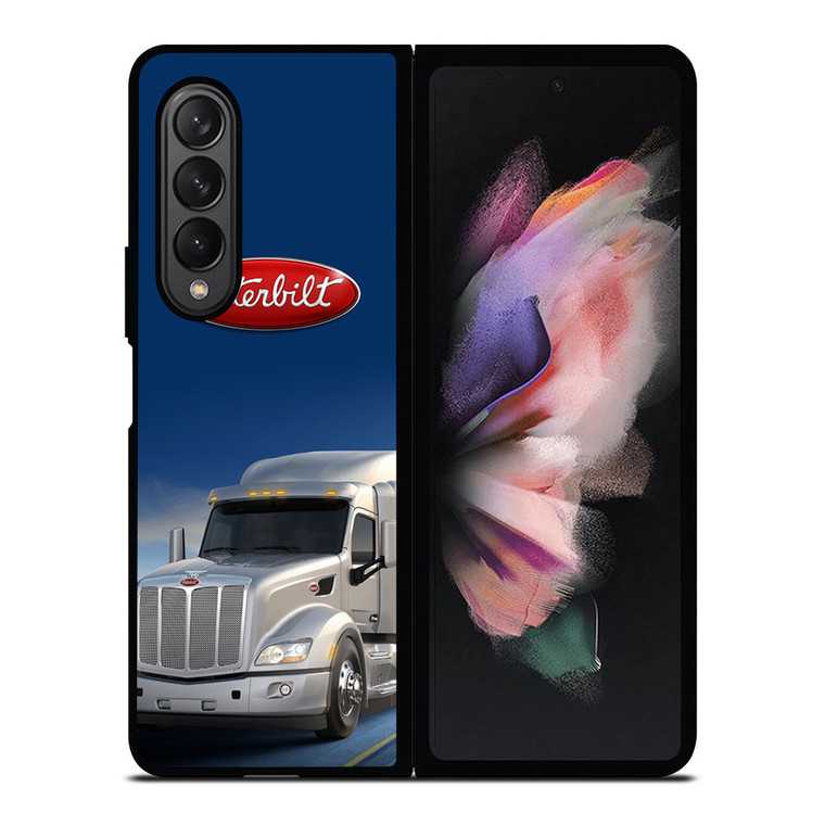 PETERBILT TRUCK BLUE SKY Samsung Galaxy Z Fold 3 Case Cover