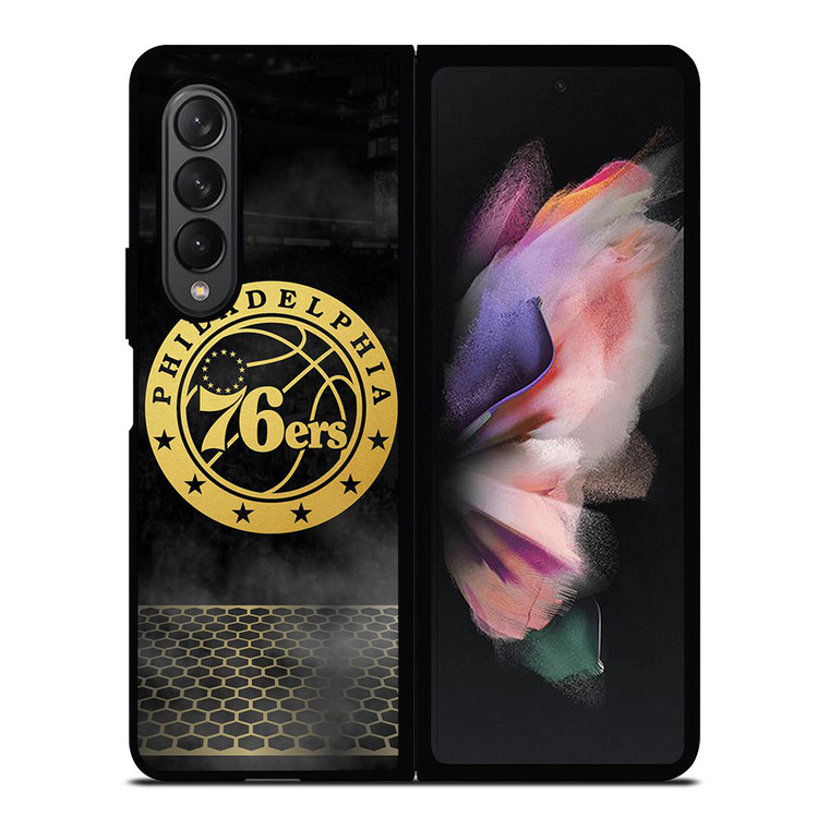 PHILADELPHIA 76ERS GOLD LOGO Samsung Galaxy Z Fold 3 Case Cover