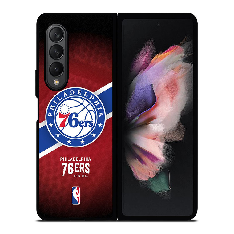 PHILADELPHIA 76ERS NBA TEAM LOGO Samsung Galaxy Z Fold 3 Case Cover
