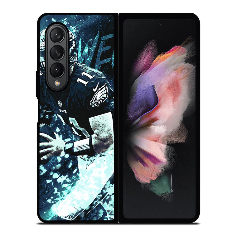 PHILADELPHIA EAGLES CARSON WENTZ Samsung Galaxy Z Fold 3 Case Cover