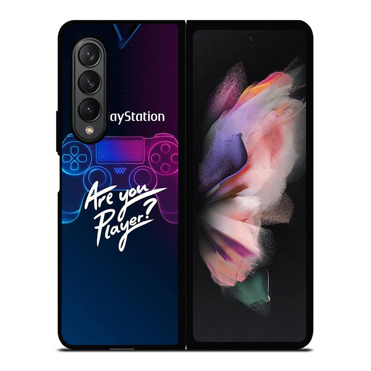 PLAY STATION PS ARE YOU PLAYER Samsung Galaxy Z Fold 3 Case Cover