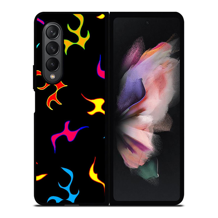 PLAYFUL FIRE PATTERN Samsung Galaxy Z Fold 3 Case Cover