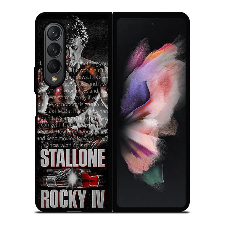 ROCKY BALBOA QUOTE ART Samsung Galaxy Z Fold 3 Case Cover