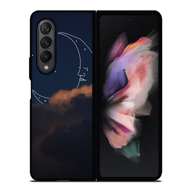SAD CRESCENT MOON Samsung Galaxy Z Fold 3 Case Cover