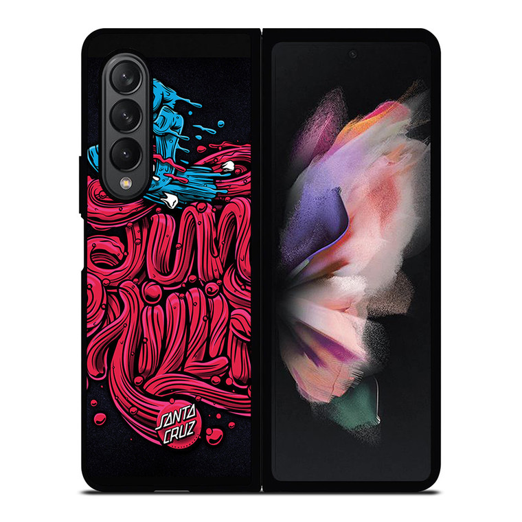 SANTA CRUZ SKATEBOARDS CLIPART Samsung Galaxy Z Fold 3 Case Cover