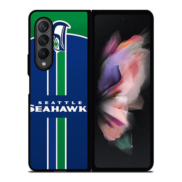 SEATTLE SEAHAWKS VERTICAL LOGO Samsung Galaxy Z Fold 3 Case Cover