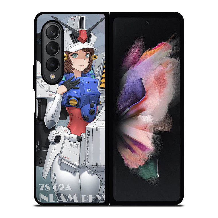 SEXY GIRL GUNDAM FAN ART Samsung Galaxy Z Fold 3 Case Cover