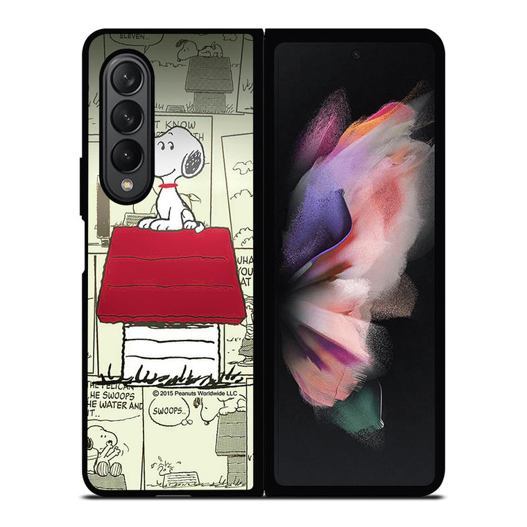 SNOOPY COMIC Samsung Galaxy Z Fold 3 Case Cover