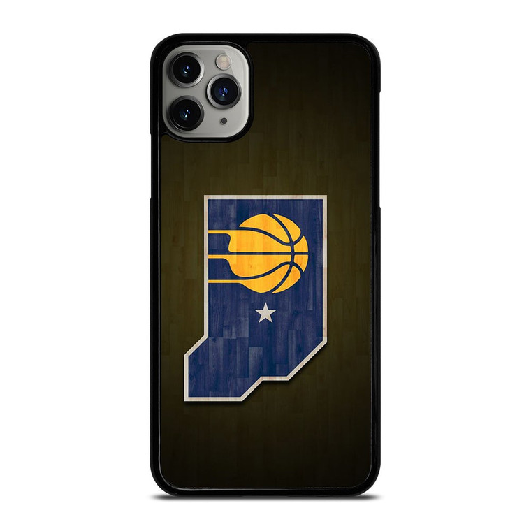 INDIANA PACERS WOODEN LOGO iPhone 11 Pro Max Case Cover