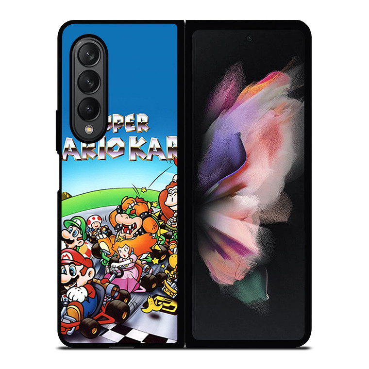 SUPER MARIO KART BROSS NINTENDO GAMES POSTER Samsung Galaxy Z Fold 3 Case Cover