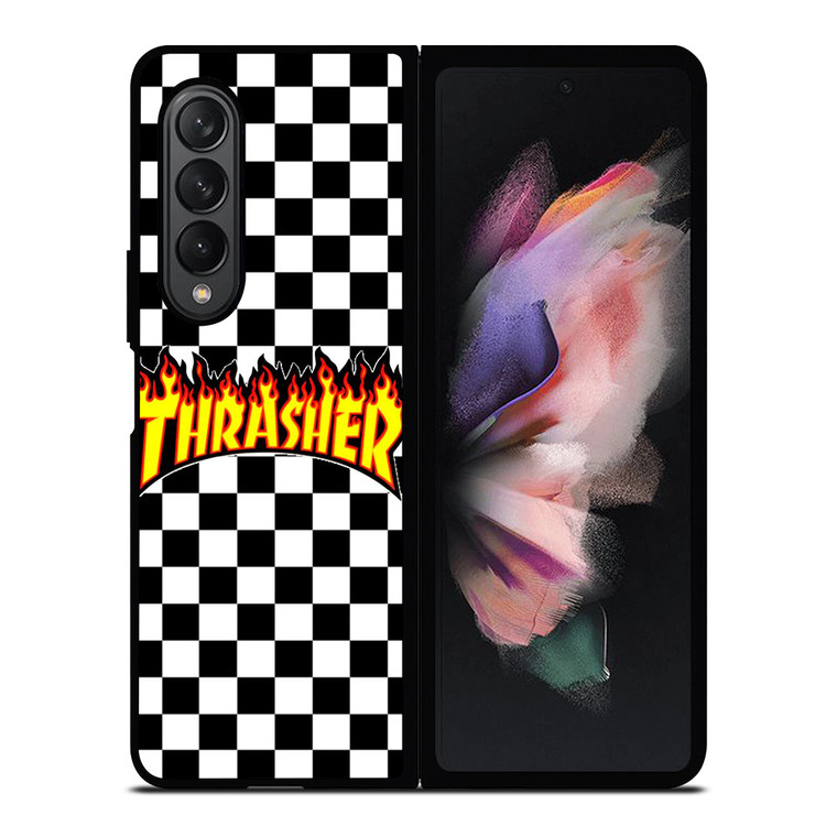 THRASHER CHECKERBOARD Samsung Galaxy Z Fold 3 Case Cover
