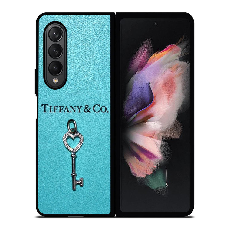 TIFFANY AND CO KEY LEATHER Samsung Galaxy Z Fold 3 Case Cover