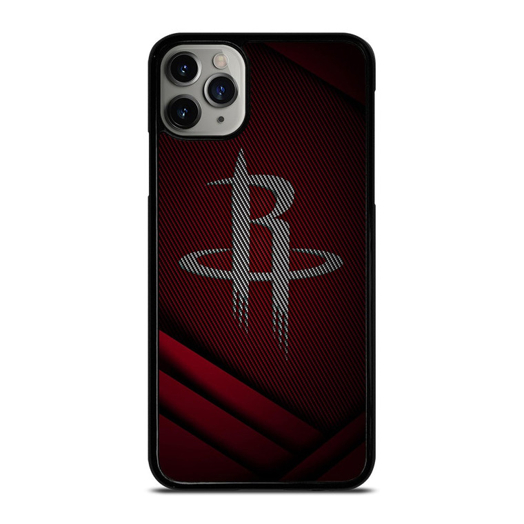 HOUSTON ROCKETS CARBON LOGO iPhone 11 Pro Max Case Cover