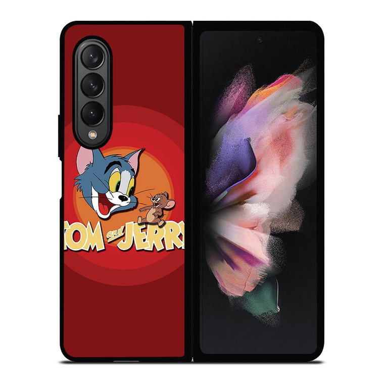 TOM AND JERRY ICON Samsung Galaxy Z Fold 3 Case Cover TOM AND JERRY ICON Samsung Galaxy Z Fold 3 Case Cover