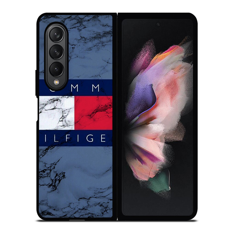 TOMMY HILFIGER MARBLE LOGO Samsung Galaxy Z Fold 3 Case Cover TOMMY HILFIGER MARBLE LOGO Samsung Galaxy Z Fold 3 Case Cover