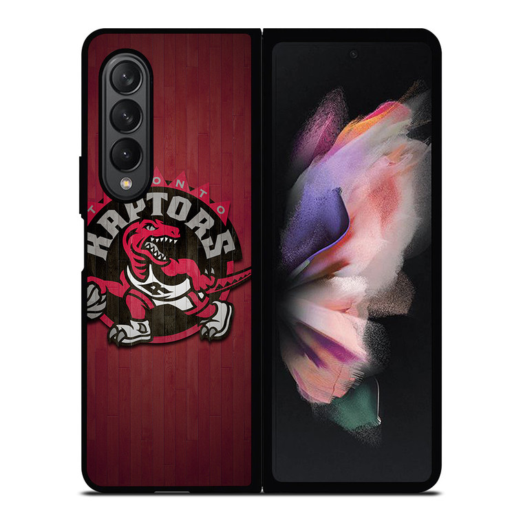 TORONTO RAPTORS WOODEN LOGO Samsung Galaxy Z Fold 3 Case Cover