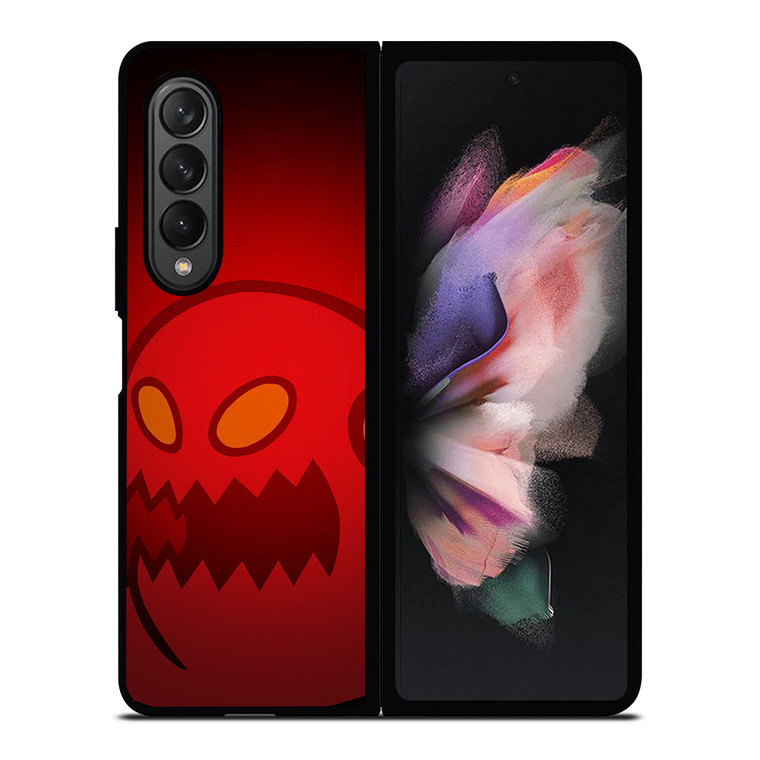 TOY MACHINE SKATEBOARD RED LOGO Samsung Galaxy Z Fold 3 Case Cover