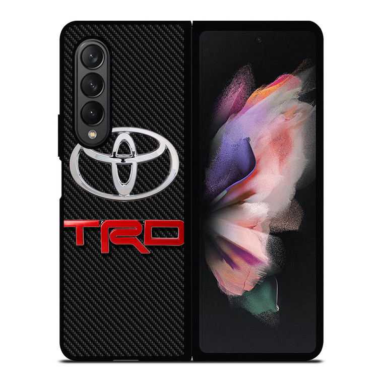TOYOTA TRD LOGO CARBON Samsung Galaxy Z Fold 3 Case Cover