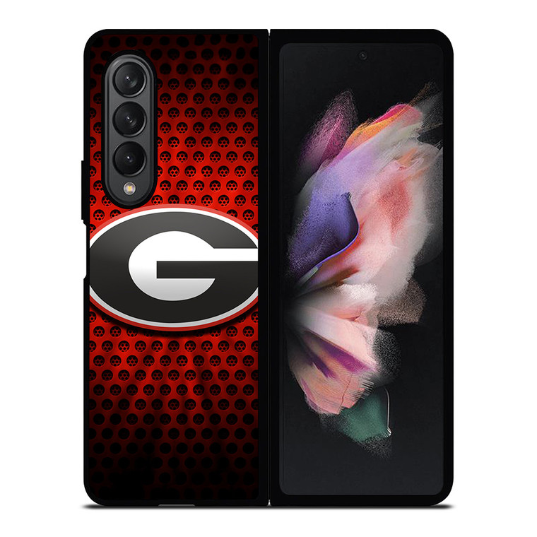 UGA GEORGIA BULLDOGS LOGO  Samsung Galaxy Z Fold 3 Case Cover