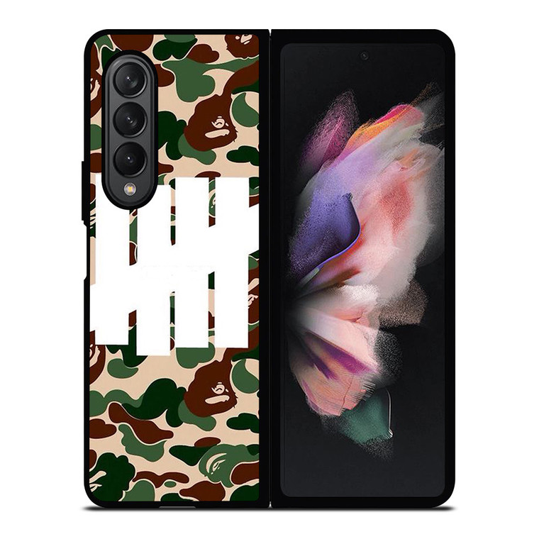 UNDEFEATED BAPE CAMO Samsung Galaxy Z Fold 3 Case Cover UNDEFEATED BAPE CAMO Samsung Galaxy Z Fold 3 Case Cover